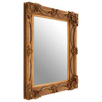 Embossed Beaded Wall Mirror