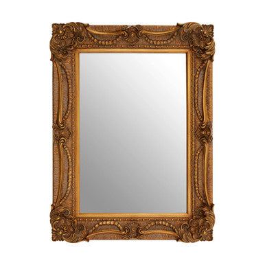 Embossed Beaded Wall Mirror