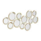 Modern Shimmer Silver Wall Mirror