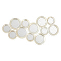 Modern Shimmer Silver Wall Mirror