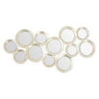 Modern Shimmer Silver Wall Mirror