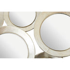 Modern Shimmer Silver Wall Mirror