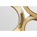 Sculptural Gold Wall Mirror