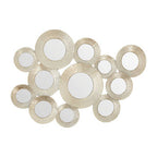 Hammered Silver Wall Mirror
