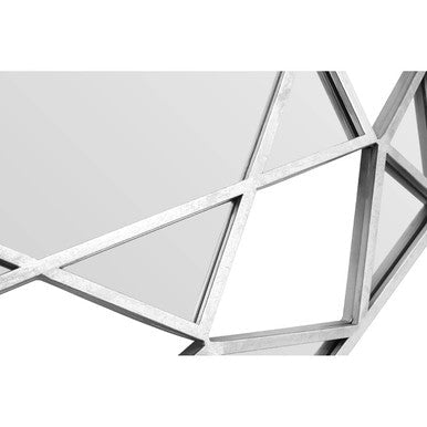 Silver Octagonal Wall Mirror