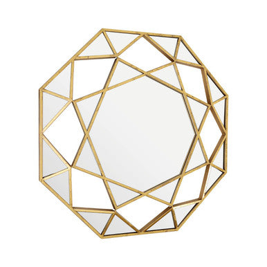 Gold Octagonal Wall Mirror