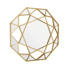 Gold Octagonal Wall Mirror