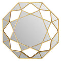 Gold Octagonal Wall Mirror