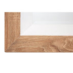 White Gloss Wood Wall Mirror