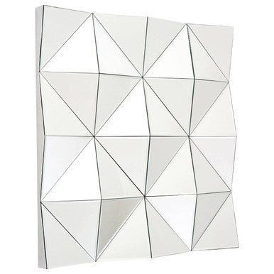 Geometric Square Shaped Wall Mirror