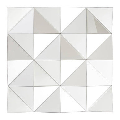 Geometric Square Shaped Wall Mirror