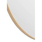 Medium Gold Finish Oval Wall Mirror