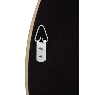 Medium Gold Finish Oval Wall Mirror