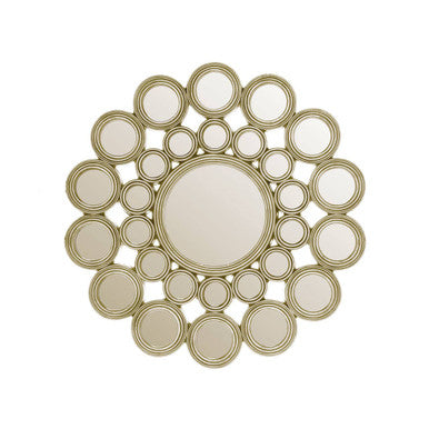 Multi-Panel Round Wall Mirror