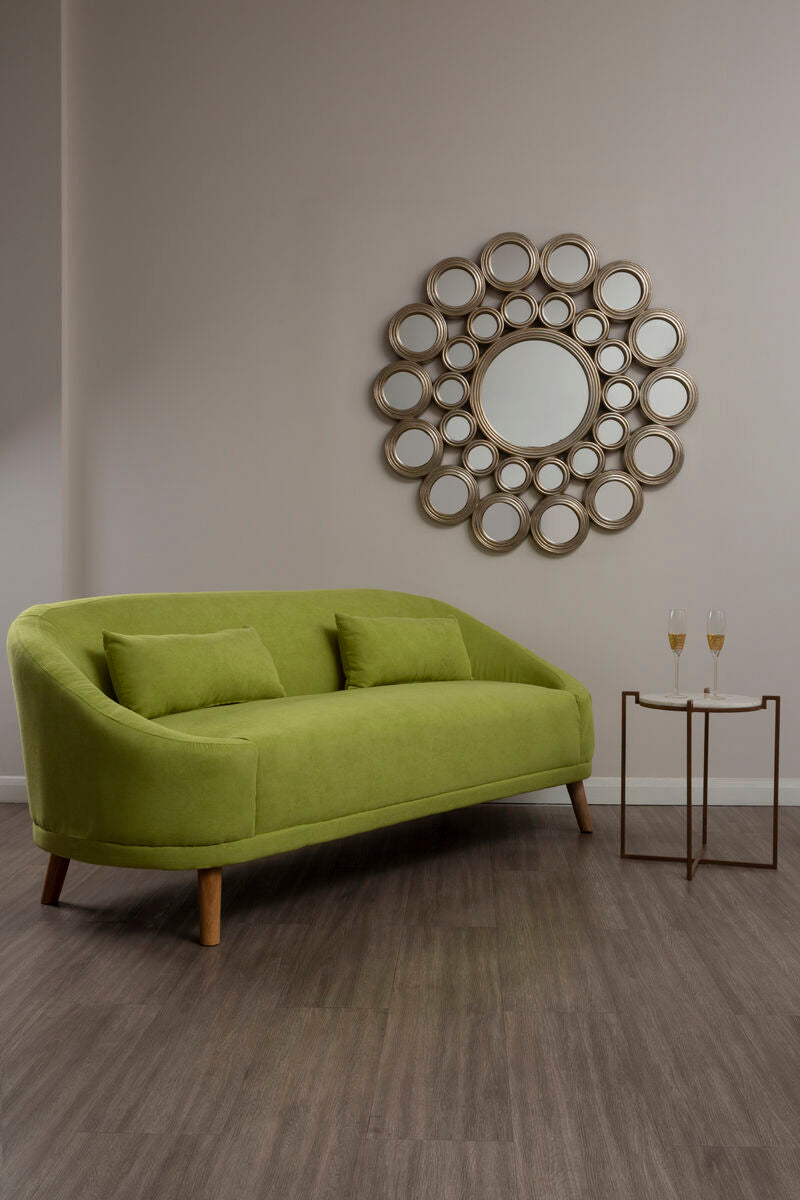 Multi-Panel Round Wall Mirror