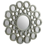 Linked Ring Silver Wall Mirror