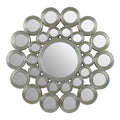 Linked Ring Silver Wall Mirror