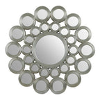 Linked Ring Silver Wall Mirror