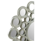 Linked Ring Silver Wall Mirror