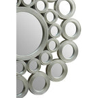 Linked Ring Silver Wall Mirror