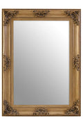 Antique Bronze Finish Rectangular Wall Mirror