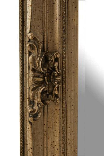 Antique Bronze Finish Rectangular Wall Mirror