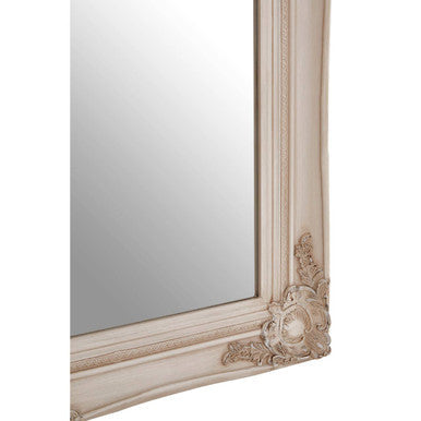 Rectangular White Wall Mirror