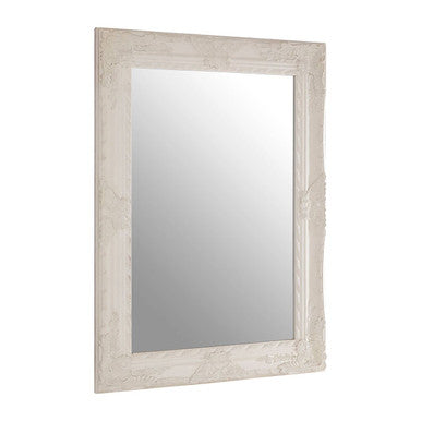 White Ornate Wall Mirror