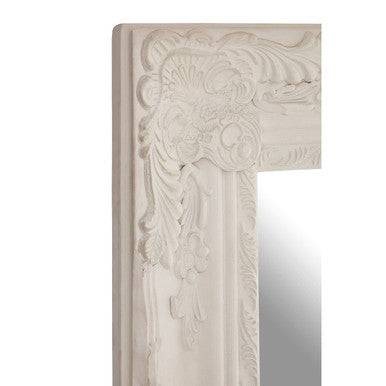 White Ornate Wall Mirror