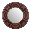 Concentric Frame Round Wall Mirror