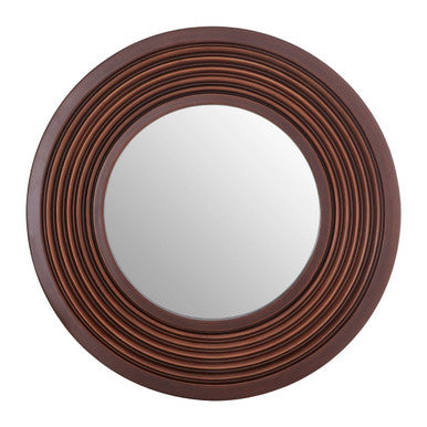 Concentric Frame Round Wall Mirror