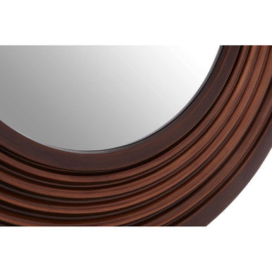 Concentric Frame Round Wall Mirror