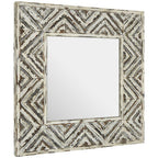 Rustic Chevron Wall Mirror