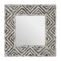 Rustic Chevron Wall Mirror
