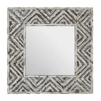 Rustic Chevron Wall Mirror