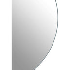 Round Medium Black Wall Mirror