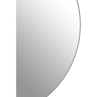 Round Medium Black Wall Mirror