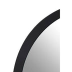 Round Large Black Wall Mirror