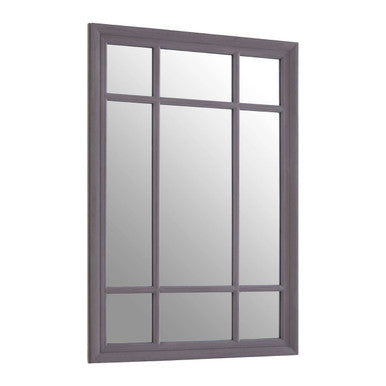 Antique Grey Finish Wall Mirror