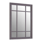 Antique Grey Finish Wall Mirror