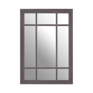 Antique Grey Finish Wall Mirror