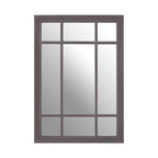 Antique Grey Finish Wall Mirror