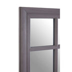 Antique Grey Finish Wall Mirror