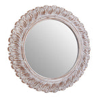 Antique Grey Acanthus Leaf Wall Mirror