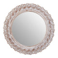 Antique Grey Acanthus Leaf Wall Mirror