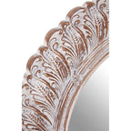 Antique Grey Acanthus Leaf Wall Mirror