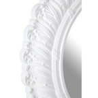 Antique White Small Acanthus Leaf Wall Mirror