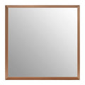 Small Square Gold Finish Wall Mirror