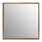 Small Square Gold Finish Wall Mirror