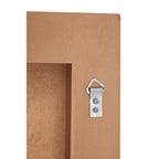 Small Square Gold Finish Wall Mirror